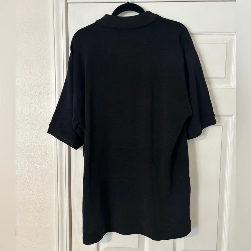 Tommy Bahama Silk & CottonBlack Shirt - Picture 2 of 3